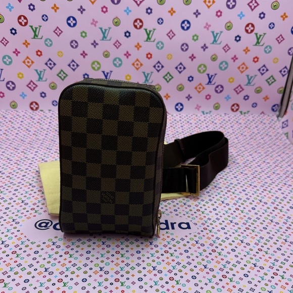 Authentic Louis Vuitton Damier Ebene Geronimo Bum/Sling Crossbody Bag - Picture 7 of 14